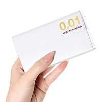 Полиуретановые ультратонкие презервативы Sagami Original 0,01, 5 шт