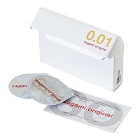 Полиуретановые ультратонкие презервативы Sagami Original 0,01, 5 шт