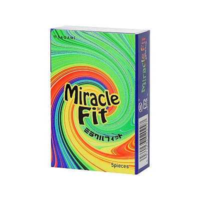 Презервативы Sagami Miracle Fit, 5 шт