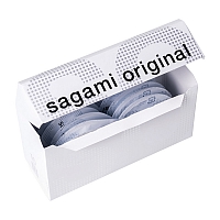 Полиуретановые ультратонкие презервативы Sagami Original 0,02 L-Size, 10 шт