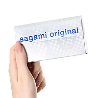Полиуретановые ультратонкие презервативы Sagami Original Quick 0,02, 6 шт