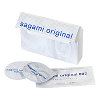 Полиуретановые ультратонкие презервативы Sagami Original Quick 0,02, 6 шт