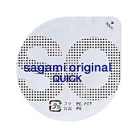 Полиуретановые ультратонкие презервативы Sagami Original Quick 0,02, 6 шт