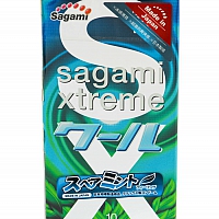 Презервативы Sagami Xtreme Mint, 10 шт