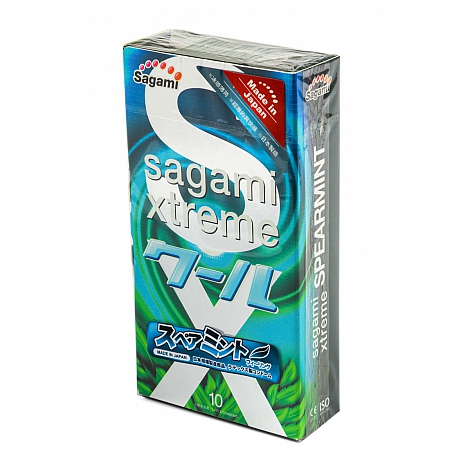 Презервативы Sagami Xtreme Mint, 10 шт