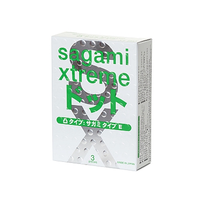 Презервативы Sagami Xtreme Type-E, 3 шт