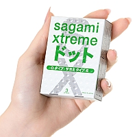 Презервативы Sagami Xtreme Type-E, 3 шт