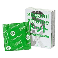 Презервативы Sagami Xtreme Type-E, 3 шт