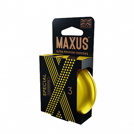 Презервативы точечно-ребристые Maxus So Much Sex Special №3