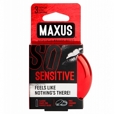 Презервативы ультратонкие MAXUS Sensitive №3
