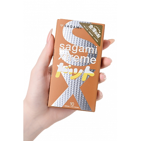 Презервативы усиливающие ощущения Sagami Xtreme Feel UP, 10 шт