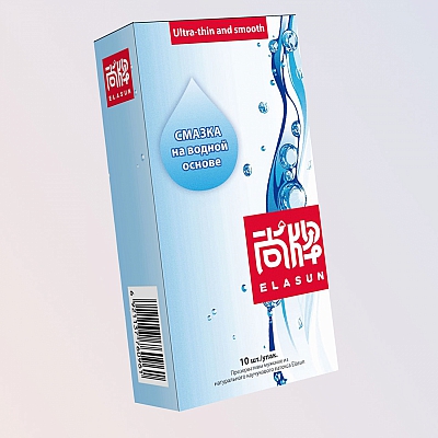 Ультратонкие презервативы Elasun Ultra-thin and Smooth, 10 шт