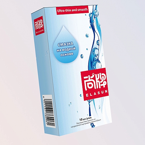 Ультратонкие презервативы Elasun Ultra-thin and Smooth, 10 шт