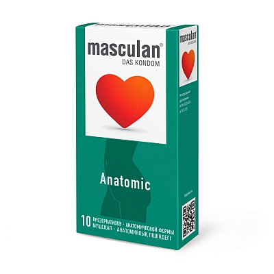 Презервативы анатомические Masculan Anatomic, 10 шт