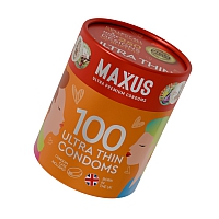 Презервативы ультратонкие Maxus Ultra Thin, 100 шт