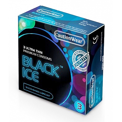 Презервативы ультратонкие Serenity Black Ice, 3 шт
