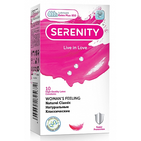 Презервативы ультратонкие Serenity Woman`s Feeling, 10 шт