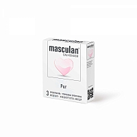 Презервативы с увеличенным количеством смазки Masculan Pur, 3 шт