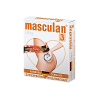 Презервативы Masculan Long Pleasure продлевающие, 3 шт