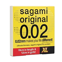 Презервативы полиуретановые увеличенного размера Sagami Original 002 Extra Large, 1 шт