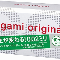 Полиуретановые ультратонкие презервативы Sagami Original 0,02, 10 шт