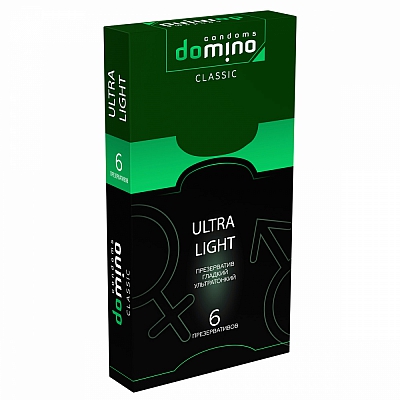 Презервативы ультратонкие Domino Classic Ultra Light, 6 шт