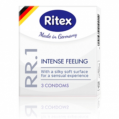 Презервативы усиливающие ощущения Ritex RR.1 Intense Feeling, 3 шт