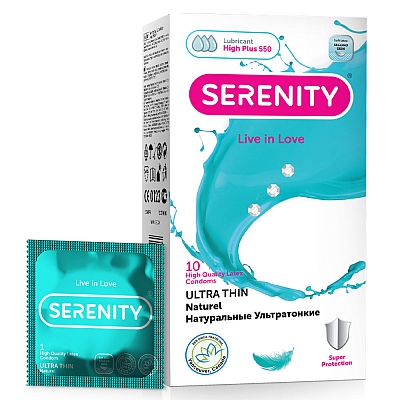 Презервативы ультратонкие Serenity Ultra Thin, 10 шт