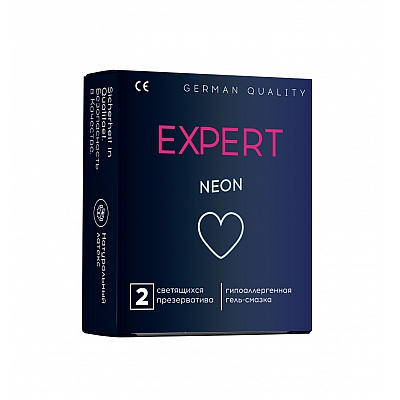 Презервативы светящиеся Expert Neon, 2 шт