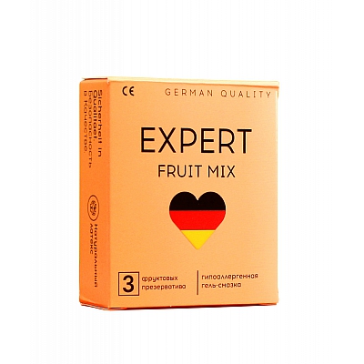 Презервативы фруктовые ароматизированные Expert Fruit Mix, 3 шт