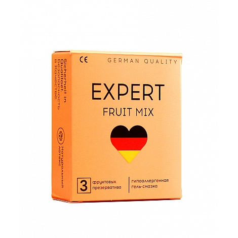 Презервативы фруктовые ароматизированные Expert Fruit Mix, 3 шт