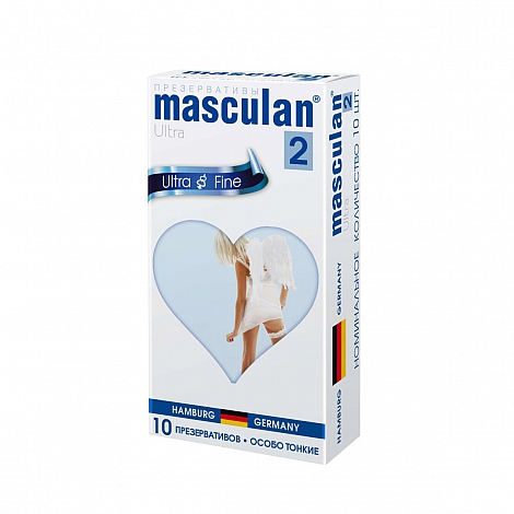 Презервативы особо тонкие Masculan Ultra Fine 2, 10 шт