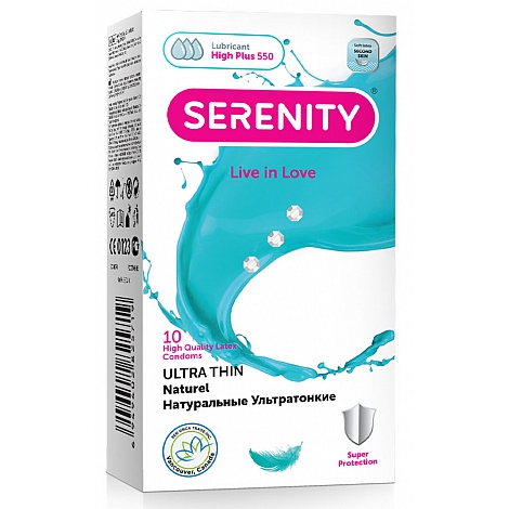 Презервативы ультратонкие Serenity Ultra Thin, 10 шт