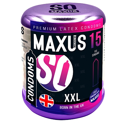 Презервативы Maxus XXL, с увеличенным размером, 15 шт
