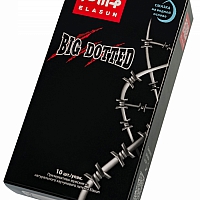 Презервативы с точками Elasun Big Dotted, 10 шт