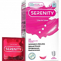 Презервативы ультратонкие Serenity Woman`s Feeling, 10 шт