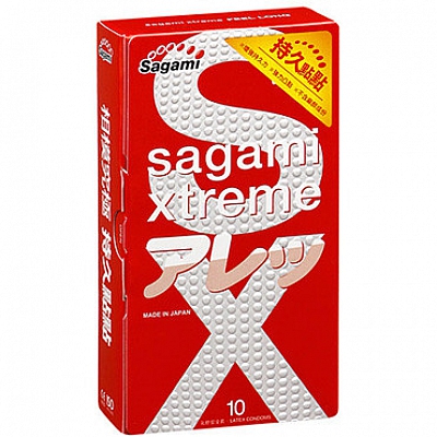 Презервативы ультрапрочные Sagami Feel Long, 10 шт