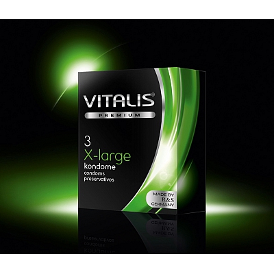 Презервативы Vitalis premium №3 X-Large, 3 шт