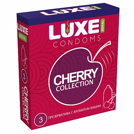 Презервативы Luxe Royal Cherry Collection, 3 шт