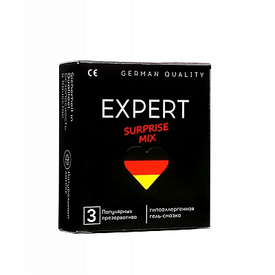 Презервативы микс Expert Surprise Mix, 3 шт