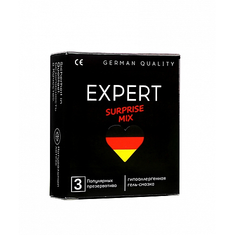 Презервативы микс Expert Surprise Mix, 3 шт