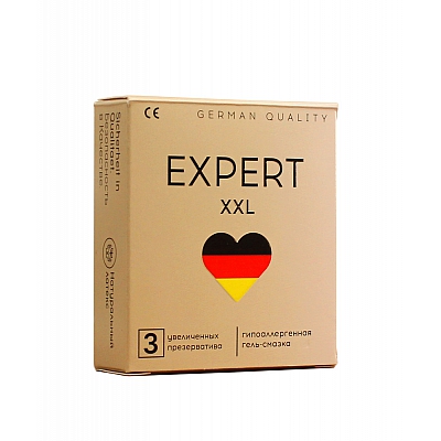 Презервативы увеличенного размера Expert XXL, 3 шт