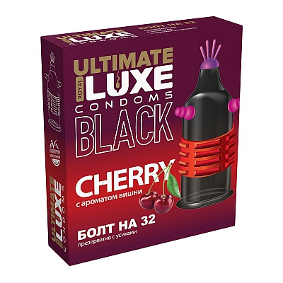 Презерватив "Болт на 32" Luxe Black Ultimate