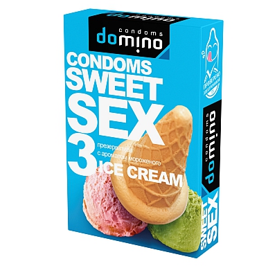 Презервативы Domino Sweet Sex Ice Cream, 3 шт