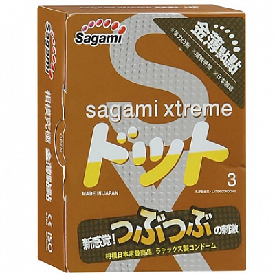 Презервативы усиливающие ощущения Sagami Xtreme Feel UP, 3 шт