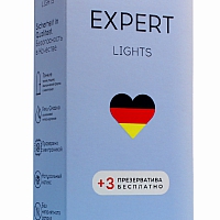 Презервативы ультратонкие Expert Lights, 12+3 шт
