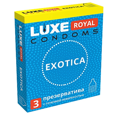 Презервативы текстурированные Luxe Royal Exotica