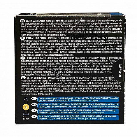 Презервативы SKYN Extra Lubricated, 3 шт