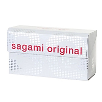 Полиуретановые ультратонкие презервативы Sagami Original 0,02, 24 шт + гель-лубрикант Wettrust, 50 мл
