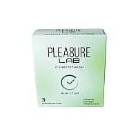 Презервативы с анестетиком Pleasure Lab, 3 шт